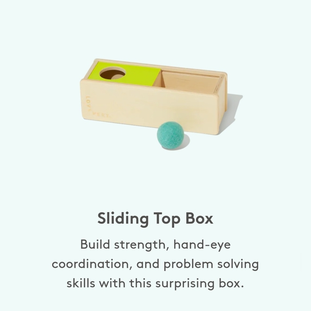 LOVEVERY Sliding Top Box
